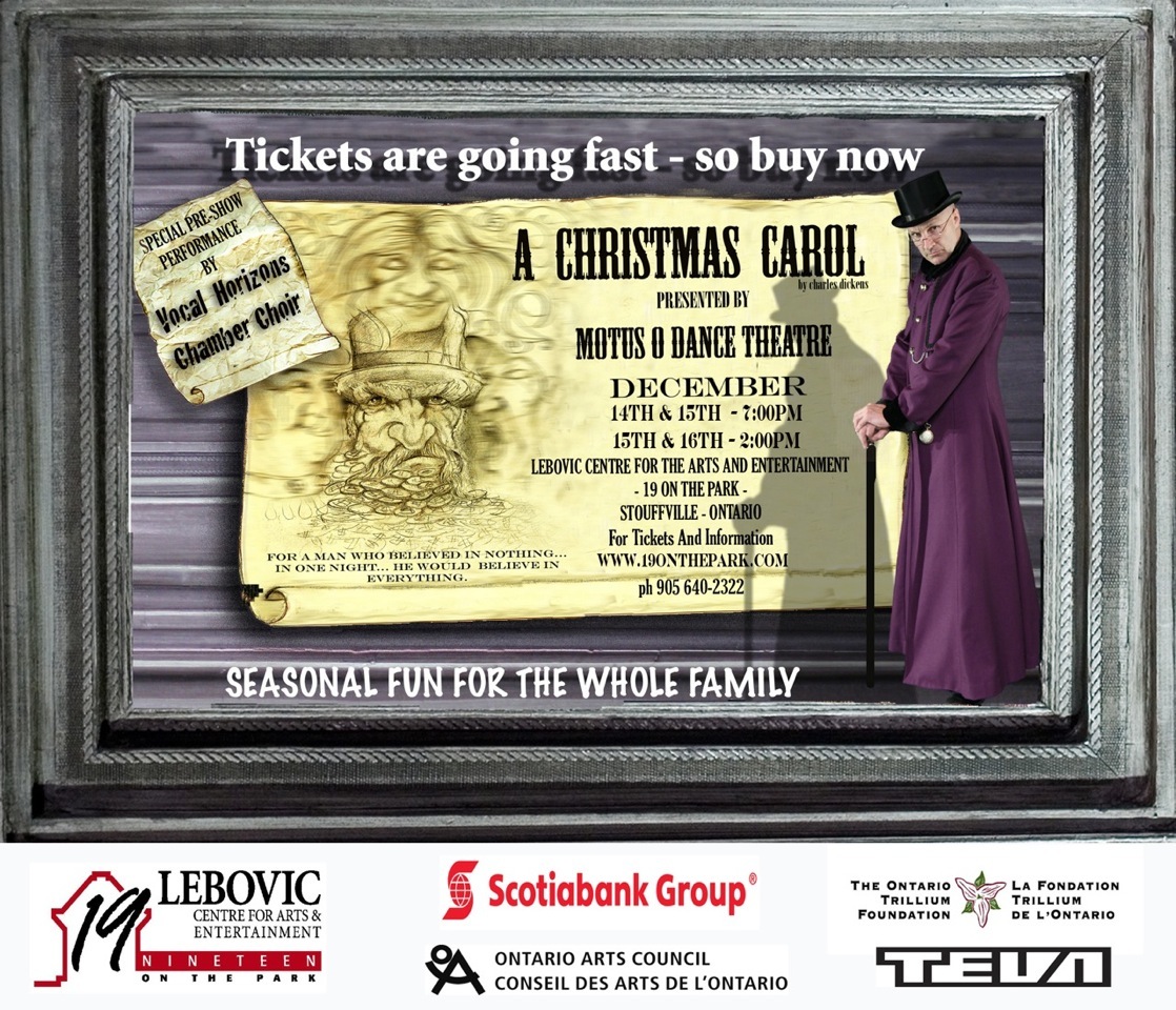 Motus O Dance Theatre Presents - A Christmas Carol